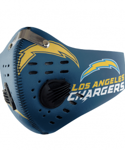 Los Angeles Chargers FACE MASK SPORT WITH FILTERS CARBON PM 2.5