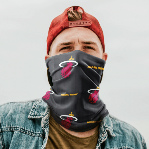 MIAMI HEAT BASKETBALL NECK GAITER