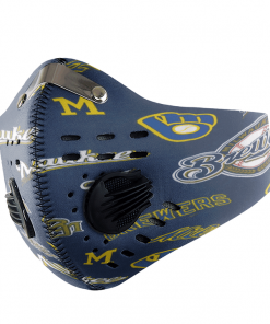 MILWAUKEE BREWERS FACE MASK SPORT WITH FILTERS CARBON PM 2.5