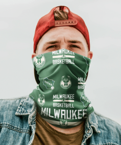 MILWAUKEE BUCKS BASKETBALL NECK GAITER