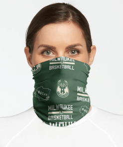 MILWAUKEE BUCKS BASKETBALL NECK GAITER