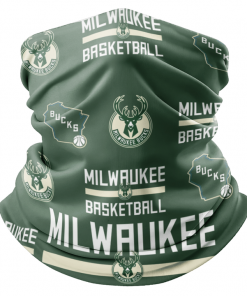 MILWAUKEE BUCKS BASKETBALL NECK GAITER