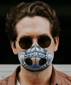 Manchester City FACE MASK SPORT WITH FILTERS CARBON PM 2.5