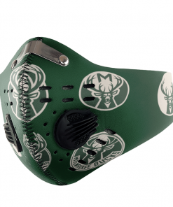 Milwaukee Bucks FACE MASK SPORT WITH FILTERS CARBON PM 2.5