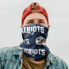 NEW ENGLAND PATRIOTS FOOTBALL NECK GAITER