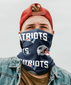 NEW ENGLAND PATRIOTS FOOTBALL NECK GAITER