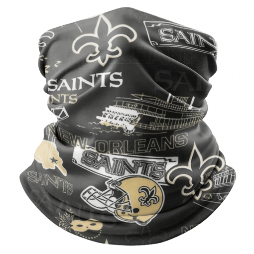 NEW ORLEANS SAINTS FOOTBALL NECK GAITER