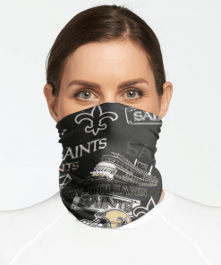 NEW ORLEANS SAINTS FOOTBALL NECK GAITER