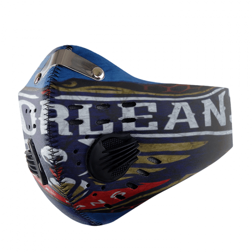 New Orleans Pelicans FACE MASK SPORT WITH FILTERS CARBON PM 2.5