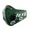 New York Jets FACE MASK SPORT WITH FILTERS CARBON PM 2.5