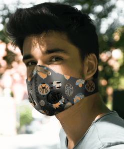 New York Knicks FACE MASK SPORT WITH FILTERS CARBON PM 2.5