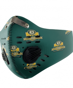 OAKLAND ATHLETICS FACE MASK SPORT WITH FILTERS CARBON PM 2.5