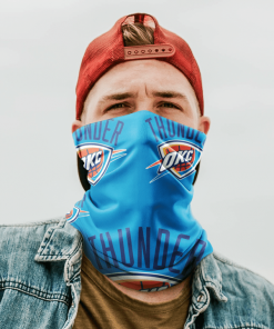 OKLAHOMA CITY THUNDER BASKETBALL NECK GAITER