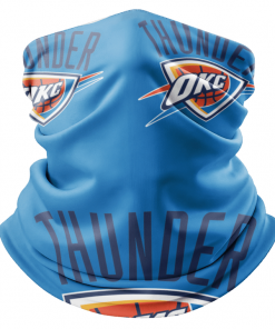 OKLAHOMA CITY THUNDER BASKETBALL NECK GAITER