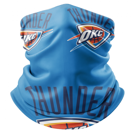 OKLAHOMA CITY THUNDER BASKETBALL NECK GAITER