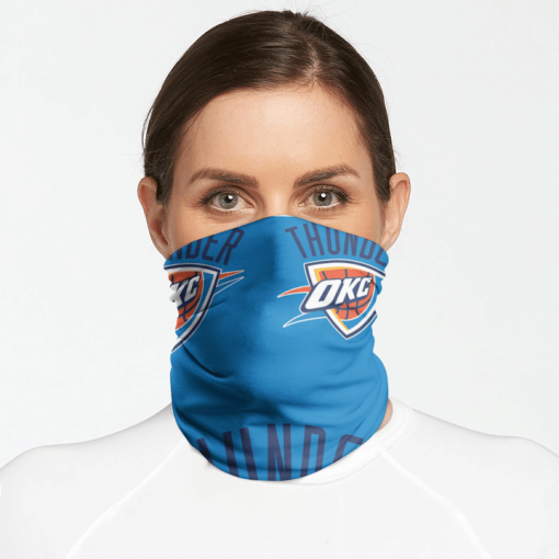 OKLAHOMA CITY THUNDER BASKETBALL NECK GAITER