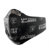 Oakland Raiders FACE MASK SPORT WITH FILTERS CARBON PM 2.5