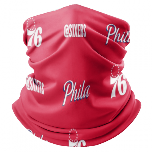 PHILADELPHIA 76ERS BASKETBALL NECK GAITER