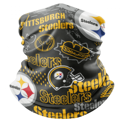 PITTSBURGH STEELERS FOOTBALL NECK GAITER