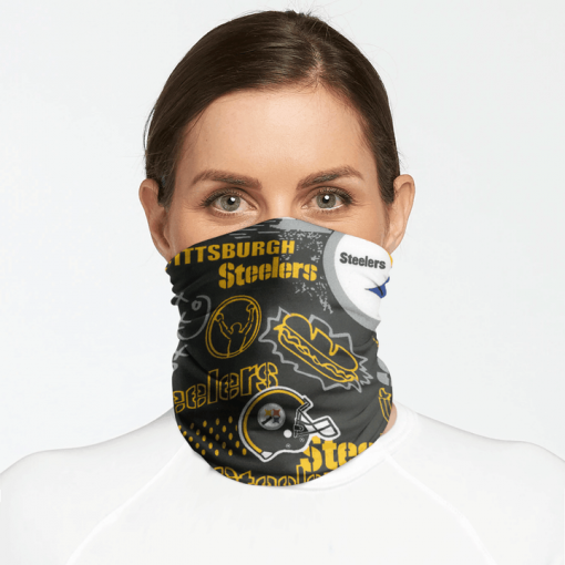 PITTSBURGH STEELERS FOOTBALL NECK GAITER