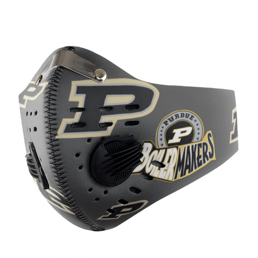 PURDUE BOILERMAKERS SPORT MASK FILTER ACTIVATED CARBON PM 2.5 FM
