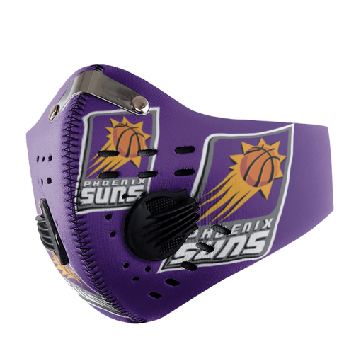 Phoenix Suns FACE MASK SPORT WITH FILTERS CARBON PM 2.5