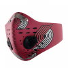 Portland Trail Blazers FACE MASK SPORT WITH FILTERS CARBON PM 2.5