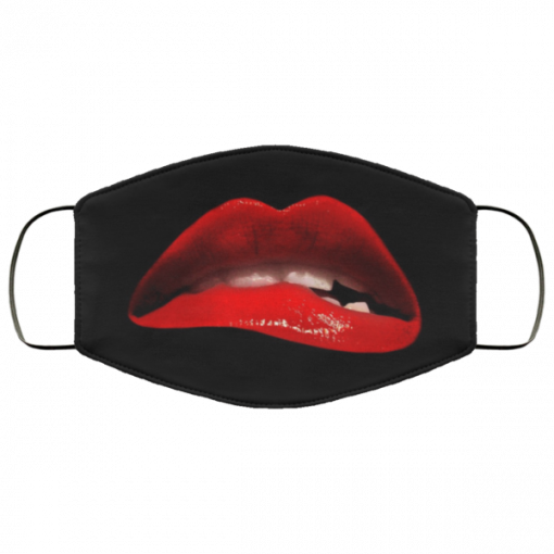 Rocky Horror Lips Cloth face mask Washable, Reusable