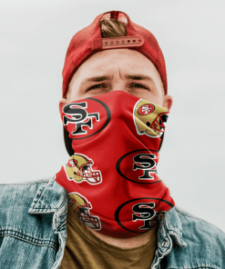 SAN FRANCISCO 49ERS FOOTBALL NECK GAITER