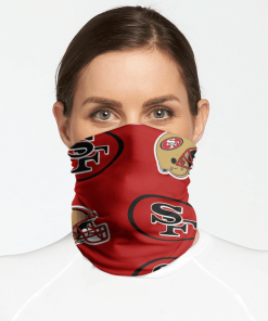 SAN FRANCISCO 49ERS FOOTBALL NECK GAITER