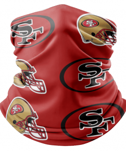 SAN FRANCISCO 49ERS FOOTBALL NECK GAITER