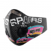 San Antonio Spurs FACE MASK SPORT WITH FILTERS CARBON PM 2.5