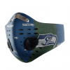 Seattle Seahawks FACE MASK SPORT WITH FILTERS CARBON PM 2.5