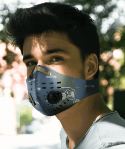 Seattle Seahawks FACE MASK SPORT WITH FILTERS CARBON PM 2.5