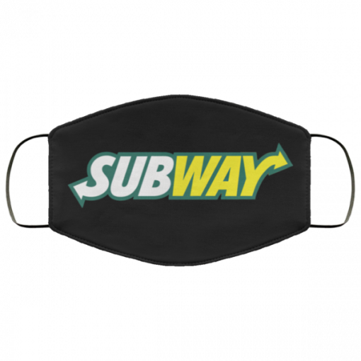 Subway face mask Washable, Reusable