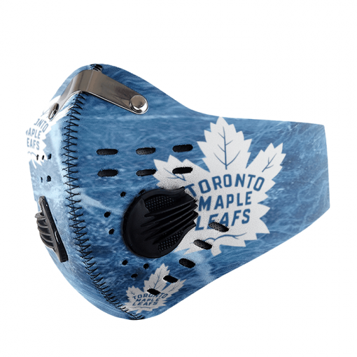 TORONTO MAPLE LEAFS ICE HOCKEY FACE MASK SPORT WITH FILTERS CARBON PM 2.5