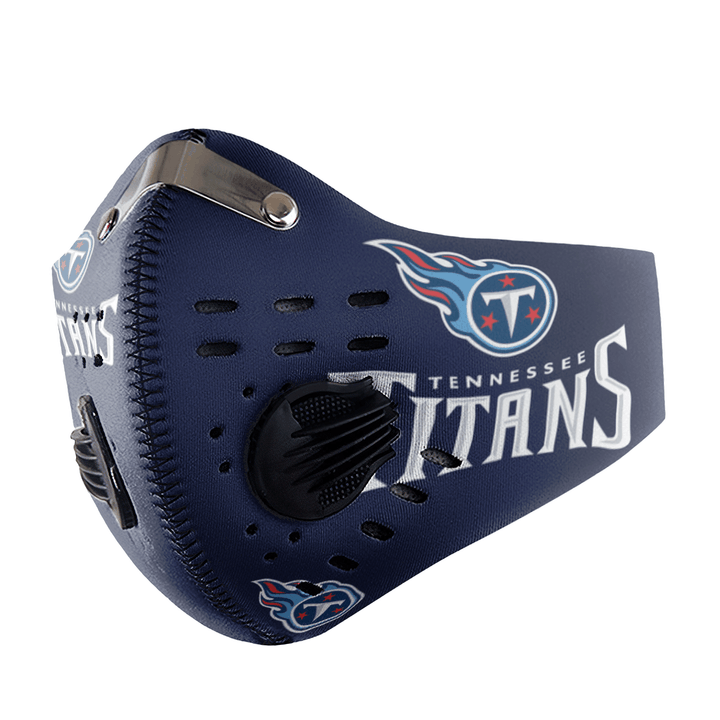 Tennessee Titans FACE MASK SPORT WITH FILTERS CARBON PM 2.5 - Q-Finder  Trending Design T Shirt