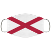 flag of alabama state face mask