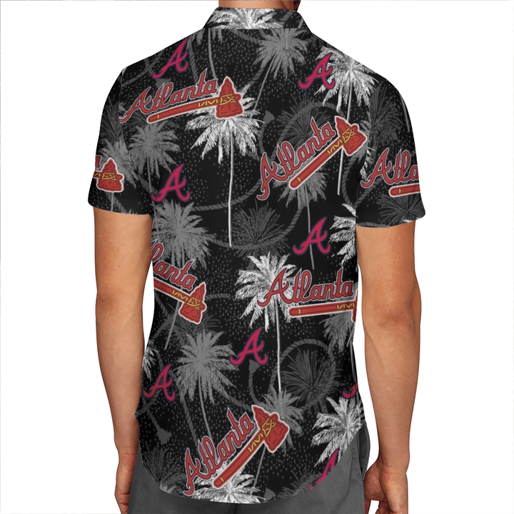 ATLANTA BRAVES BASEBALL HAWAIIAN SHIRT - Q-Finder Trending Design T Shirt