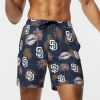 SAN DIEGO PADRES BASEBALL BEACH SHORTS