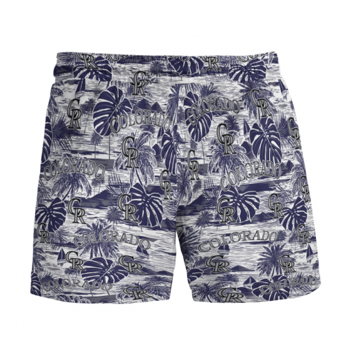 COLORADO ROCKIES BASEBALL BEACH SHORTS