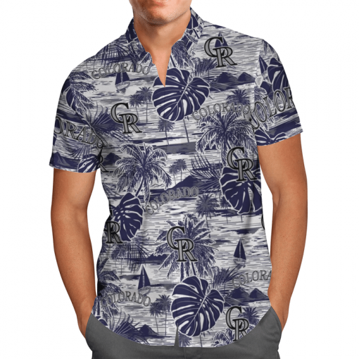 COLORADO ROCKIES BASEBALL HAWAII SHIRT