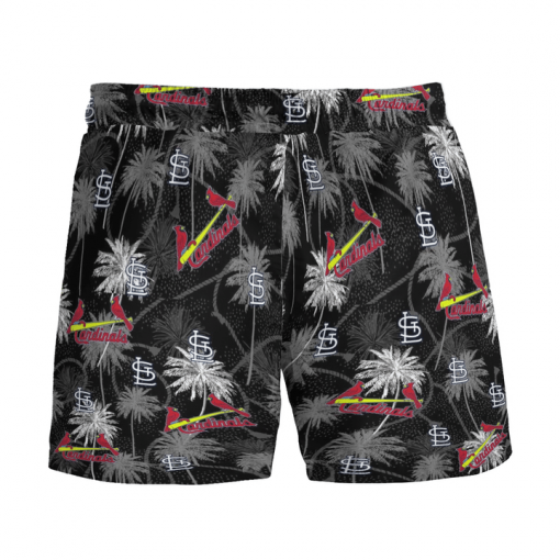 ST LOUIS CARDINALS BASEBALL BEACH SHORTS