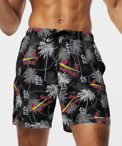 ST LOUIS CARDINALS BASEBALL BEACH SHORTS