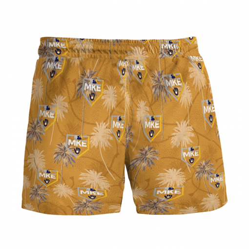 MILWAUKEE BREWERS BASEBALL BEACH SHORTS