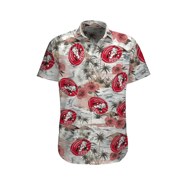 CINCINNATI REDS BASEBALL HAWAIIAN SHIRT - Q-Finder Trending Design T Shirt