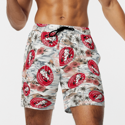 CINCINNATI REDS BASEBALL BEACH SHORTS