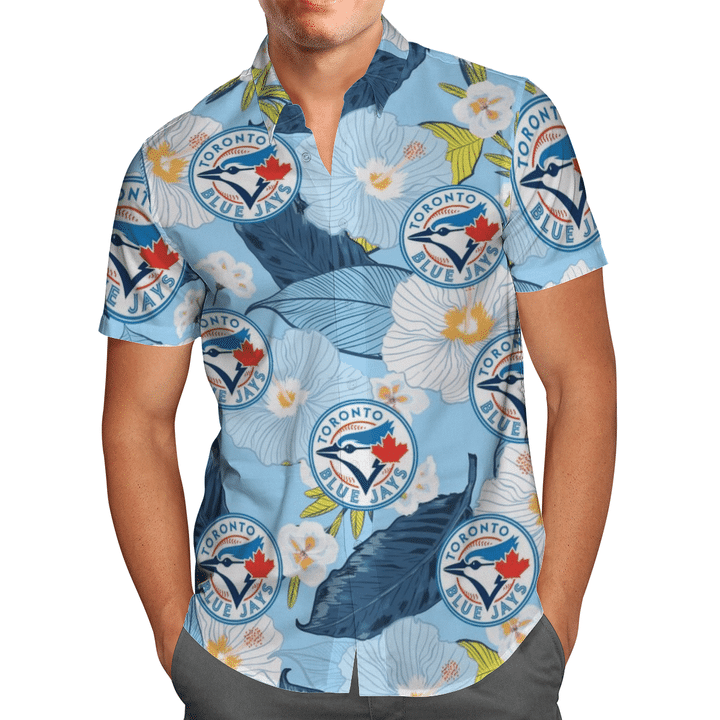 TORONTO BLUE JAYS BASEBALL HAWAIIAN SHIRT - Q-Finder Trending Design T Shirt