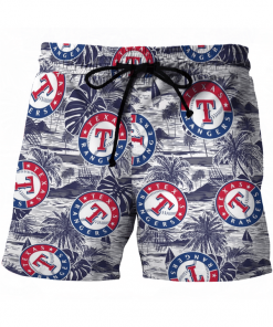 TEXAS RANGERS BASEBALL BEACH SHORTS