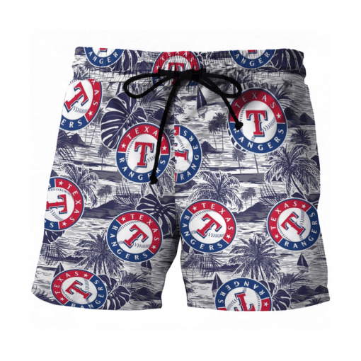 TEXAS RANGERS BASEBALL BEACH SHORTS